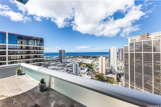 801 S St Unit 3822, Honolulu, HI 96813 - balcony featuring a view of city and a water view