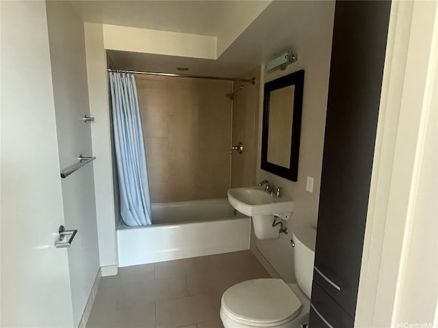 1837 Kalakaua Ave Unit 1103, Honolulu, HI 96815 - bathroom featuring shower / bath combo and tile patterned flooring