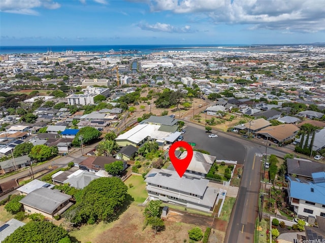 2117 Aulii St, Honolulu, HI 96817 - aerial overview of property's location with a nearby body of water and nearby suburban area