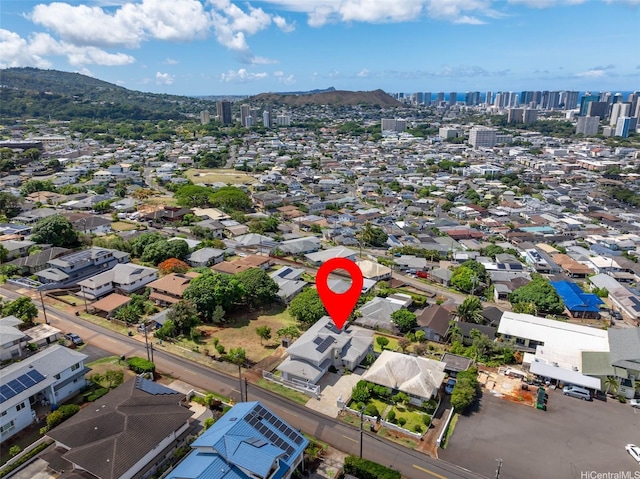 2117 Aulii St, Honolulu, HI 96817 - bird's eye view of a mountainous background
