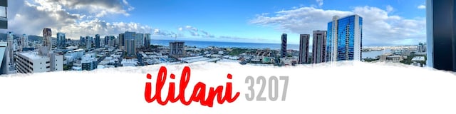 615 Keawe St Unit 3207, Honolulu, HI 96813 - view of yard with a view of city and a water view