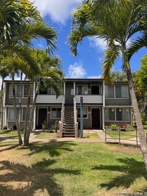 95-646 Hamumu St Unit J204, Mililani, HI 96789 - rear view of property featuring stairway