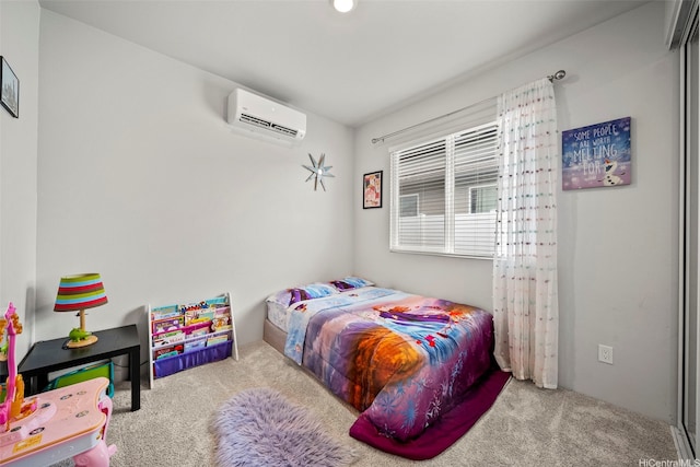 91-1775 Kohanahana Loop, Ewa Beach, HI 96706 - bedroom with an AC wall unit and carpet flooring