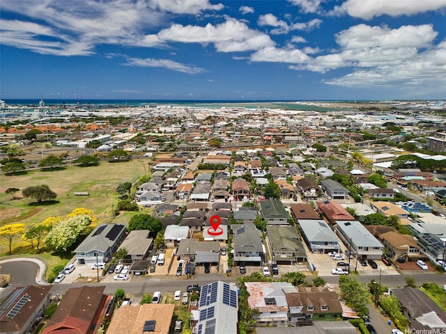 1915 Lohilani St Unit B, Honolulu, HI 96819 - aerial view of property and surrounding area with nearby suburban area and a nearby body of water