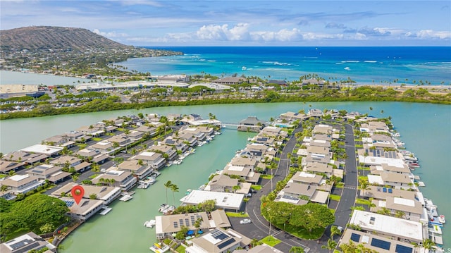341 Opihikao Pl Unit 422, Honolulu, HI 96825 - aerial overview of property's location featuring a nearby body of water and nearby suburban area
