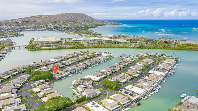 341 Opihikao Pl Unit 422, Honolulu, HI 96825 - aerial overview of property's location featuring a nearby body of water and nearby suburban area