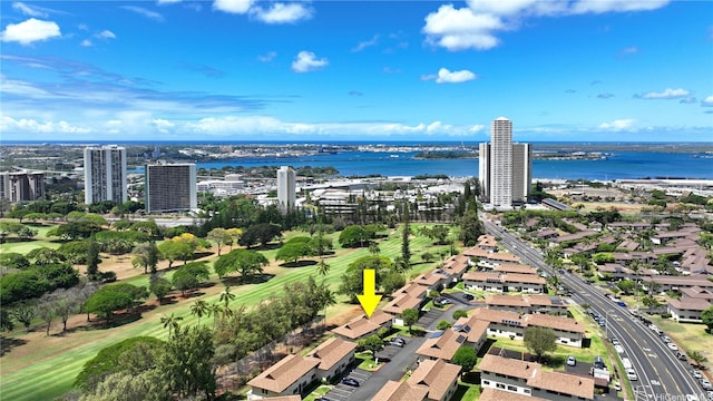 98-441 Kaonohi St Unit 35-3, Aiea, HI 96701 - view of urban area with a large body of water and a golf club