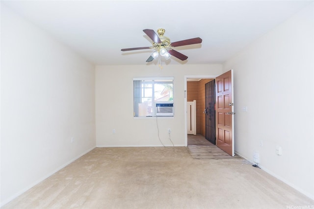 91-1093 Namahoe St Unit 5E, Kapolei, HI 96707 - empty room with light carpet, ceiling fan, and cooling unit