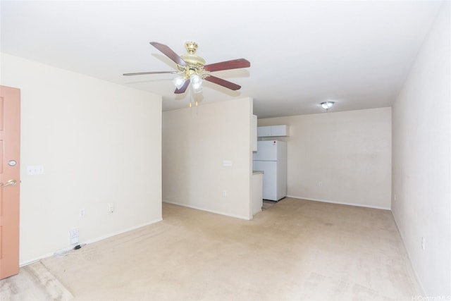 91-1093 Namahoe St Unit 5E, Kapolei, HI 96707 - empty room featuring light carpet and ceiling fan