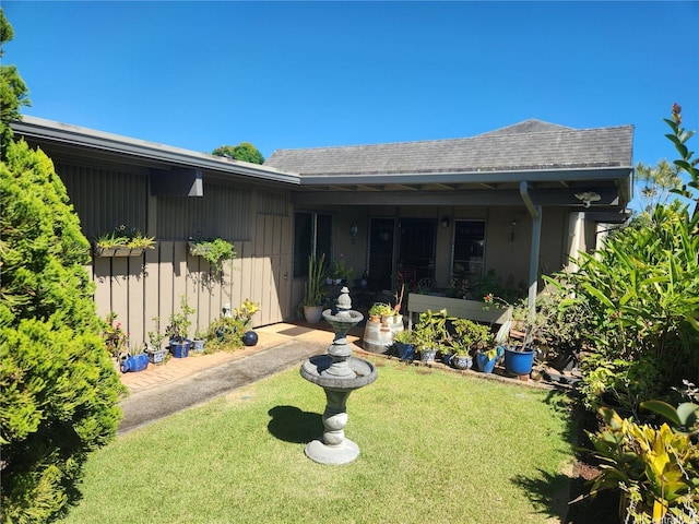 94-373 Leleaka St, Mililani, HI 96789 - back of property featuring a yard and a shingled roof