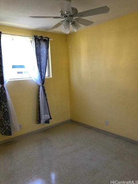 94010 Leolua St Unit 215, Waipahu, HI 96797 - unfurnished room with a ceiling fan and baseboards