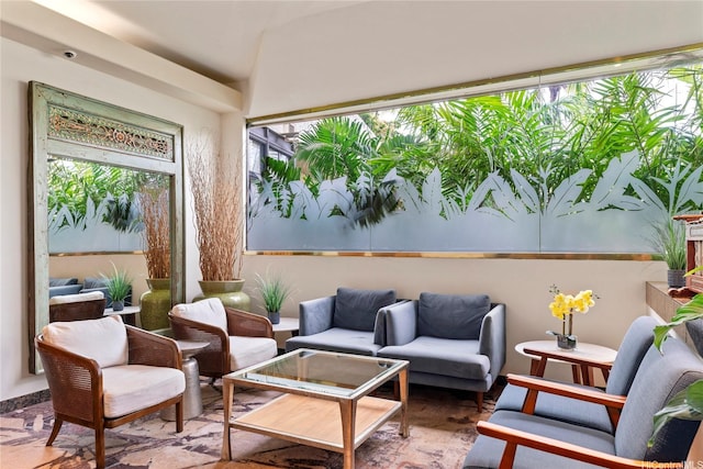 2045 Kalakaua Ave Unit 403, Honolulu, HI 96815 - view of patio with an outdoor hangout area