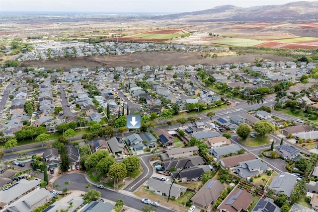 94-1010 Awalua St, Waipahu, HI 96797 - aerial view of property's location featuring nearby suburban area and a mountain backdrop