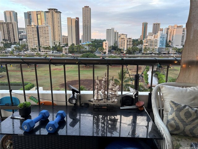 2333 Kapiolani Blvd Unit 1008, Honolulu, HI 96826 - balcony with a view of skyline