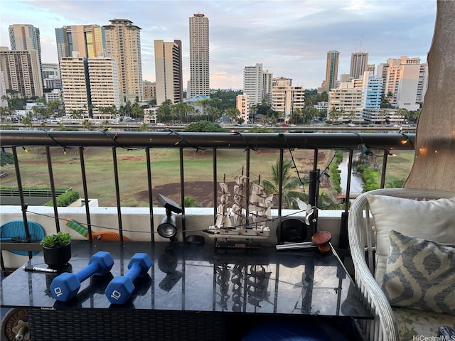 2333 Kapiolani Blvd Unit 1008, Honolulu, HI 96826 - balcony with a view of skyline