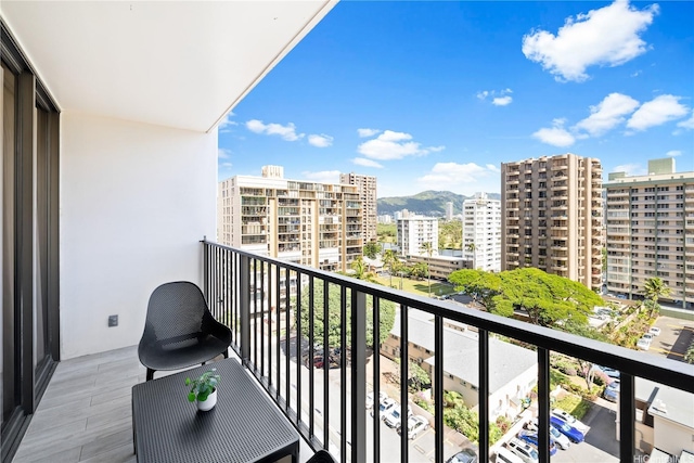 201 Oahu Ave Unit 1111, Honolulu, HI 96815 - balcony featuring a city view and a mountain view