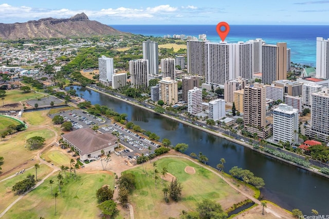 201 Oahu Ave Unit 1111, Honolulu, HI 96815 - aerial view of a water and mountain view