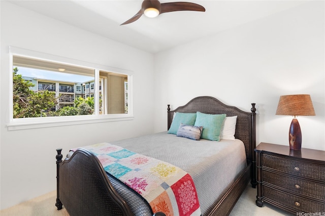 437 Kailua Rd Unit 6107, Kailua, HI 96734 - carpeted bedroom featuring ceiling fan