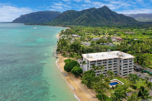 53-549 Kamehameha Hwy Unit 313, Hauula, HI 96717 - aerial view of a water and mountain view