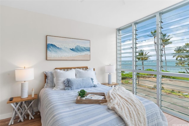 53-549 Kamehameha Hwy Unit 313, Hauula, HI 96717 - bedroom with wood finished floors and baseboards