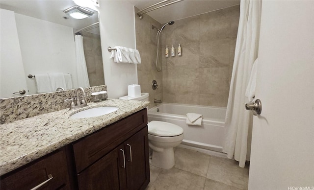 1088 Bishop St Unit 2901, Honolulu, HI 96813 - full bath with shower / bath combo with shower curtain, vanity, and tile patterned flooring