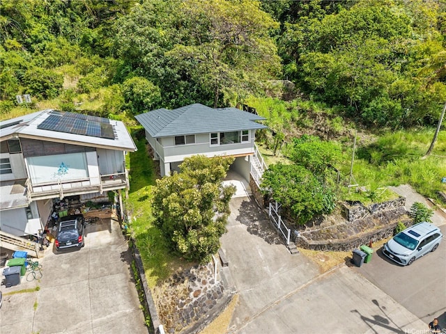 3063 Woolsey Pl, Honolulu, HI 96822 - aerial view of a heavily wooded area