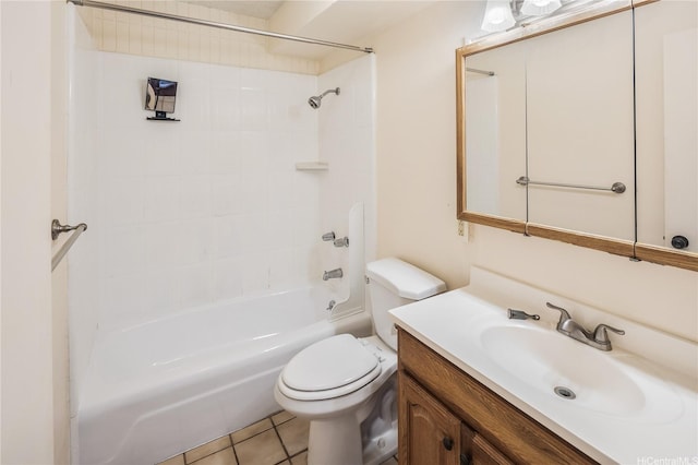 1605 Pensacola St Unit 104, Honolulu, HI 96822 - full bathroom with vanity, shower / bathtub combination, and tile patterned floors