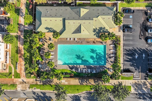 642 Kakala St Unit 1311, Kapolei, HI 96707 - bird's eye view of a pool area