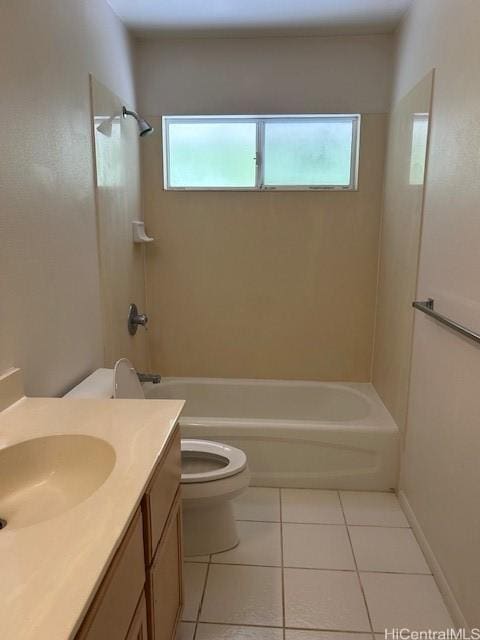 2556 Palolo Pl Unit 4B, Honolulu, HI 96816 - bathroom with tile patterned flooring, vanity, and shower / tub combination