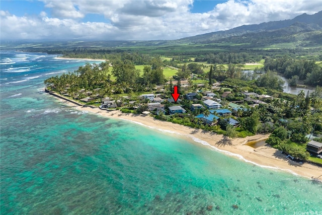 68-17 Laau Paina Pl, Waialua, HI 96791 - bird's eye view of a water and mountain view