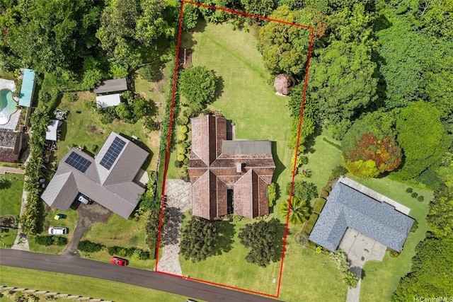 46-478 Haiku Plantations Dr, Kaneohe, HI 96744 - view of property location with property boundaries highlighted