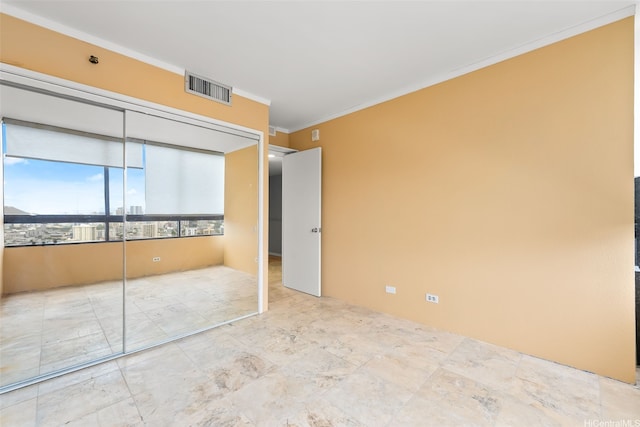 2499 Kapiolani Blvd Unit 2708, Honolulu, HI 96826 - unfurnished bedroom with crown molding