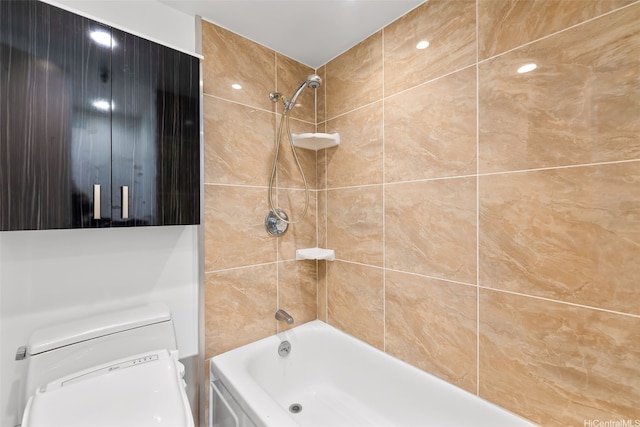 2499 Kapiolani Blvd Unit 2708, Honolulu, HI 96826 - full bathroom featuring toilet and shower / tub combination