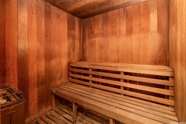 2499 Kapiolani Blvd Unit 2708, Honolulu, HI 96826 - relaxing sauna / steam room featuring wood ceiling and wooden walls
