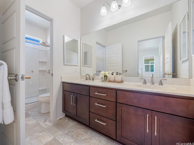 91-1512 Ulaula Loop, Ewa Beach, HI 96706 - bathroom with healthy amount of natural light, double vanity, and a shower stall