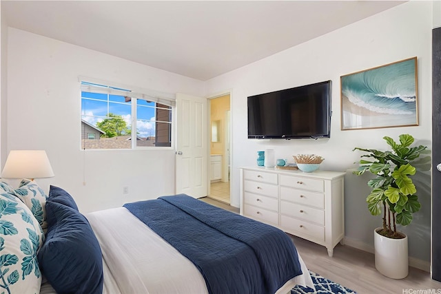 91-2070 Kaioli St Unit 4404, Ewa Beach, HI 96706 - bedroom with light wood-type flooring and baseboards