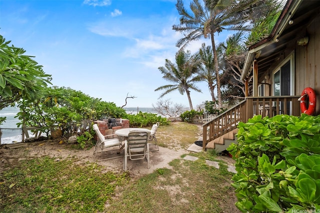 54-217 Kamehameha Hwy, Hauula, HI 96717 - view of yard with a patio and stairs
