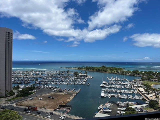1650 Ala Moana Blvd Unit 2309, Honolulu, HI 96815 - water view with numerous boat docks