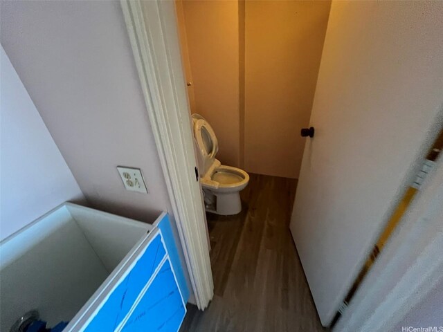 1650 Ala Moana Blvd Unit 2309, Honolulu, HI 96815 - bathroom featuring wood finished floors and toilet