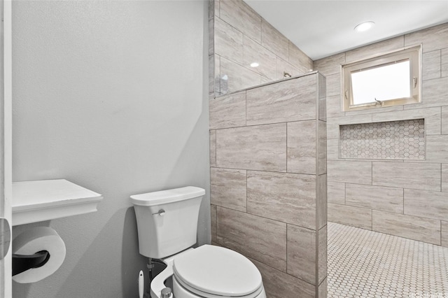 94-555 Awamoi St, Waipahu, HI 96797 - bathroom with a tile shower and toilet