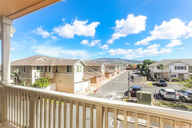 1020 Kakala St Unit 816, Kapolei, HI 96707 - balcony with a residential view and a mountain view