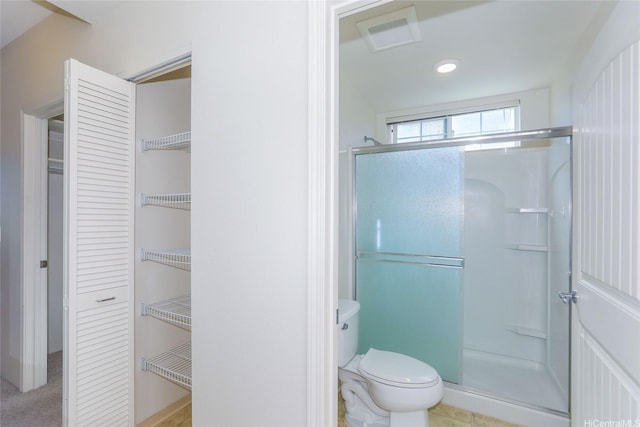 1020 Kakala St Unit 816, Kapolei, HI 96707 - full bath featuring a stall shower, a closet, and recessed lighting