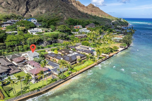 3153 Diamond Head Rd, Honolulu, HI 96815 - aerial view of property and surrounding area featuring a large body of water