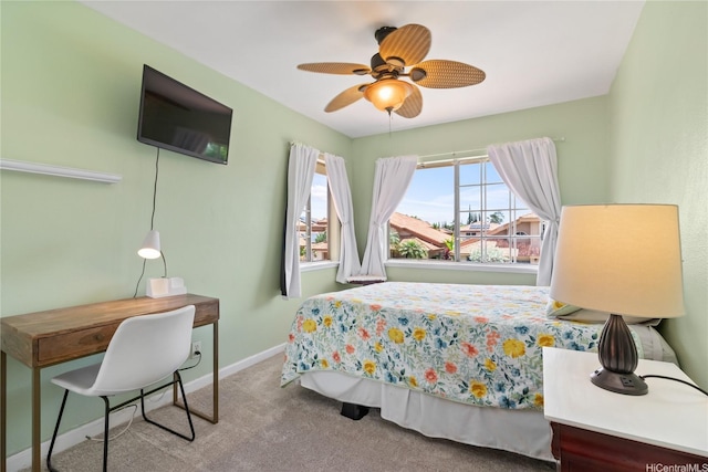 91-1186 Namahoe St, Kapolei, HI 96707 - bedroom featuring carpet flooring and a ceiling fan