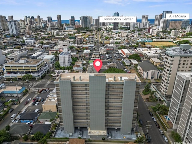 1215 Alexander St Unit 204, Honolulu, HI 96826 - drone / aerial view of city skyline