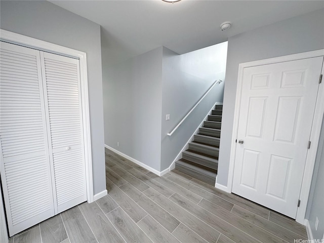 813 20th Ave, Honolulu, HI 96816 - staircase featuring baseboards and wood finished floors