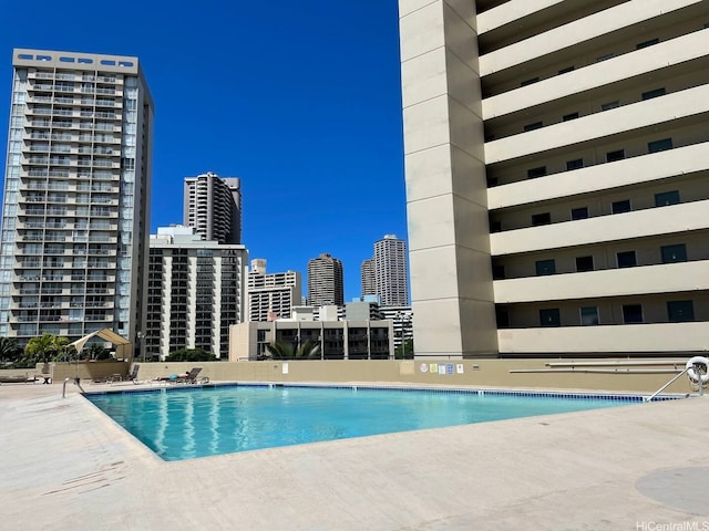 444 Niu St Unit 2906, Honolulu, HI 96815 - community pool featuring a city view