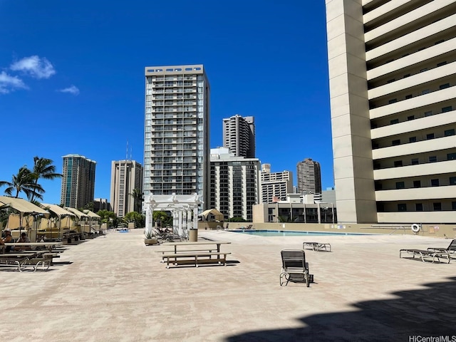 444 Niu St Unit 2906, Honolulu, HI 96815 - community pool with a skyline view