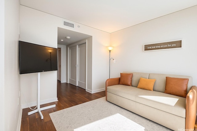 1177 Queen St Unit 2906, Honolulu, HI 96814 - living room with wood finished floors and baseboards