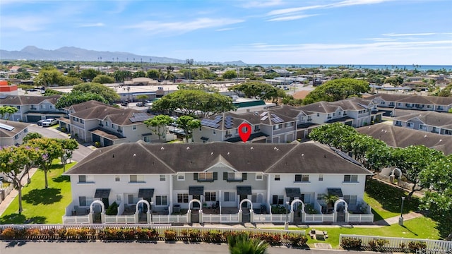 91-1031 Kaimalie St Unit 4M4, Ewa Beach, HI 96706 - aerial perspective of suburban area featuring a mountain backdrop
